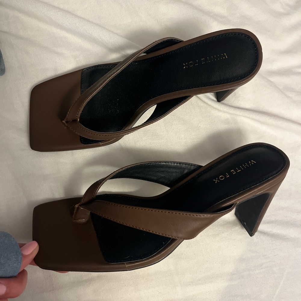 brown heels